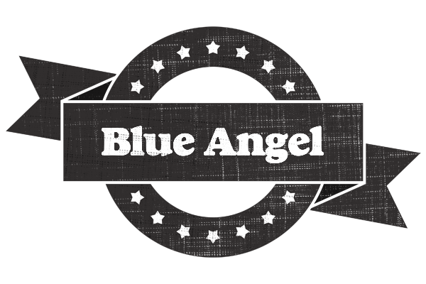 Blue Angel grunge logo